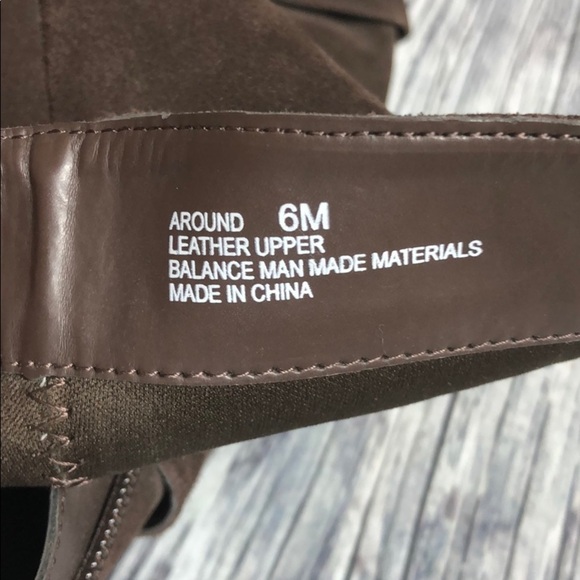 MeToo Brown Suede Leather knee-Hi Boots Sz 6 - Picture 7 of 9